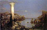 Thomas Cole The Course of Empire Desolation painting